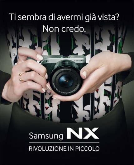 Samsung NX 500 advertising commercial