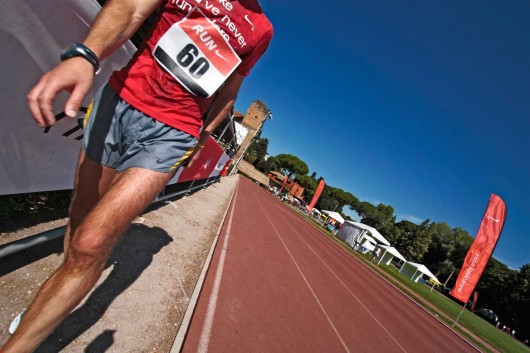 Nike running Italia. Caracalla, Roma. 