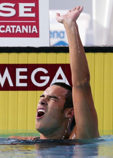 Luca Marin. Assoluti di nuoto. Fotografo eventi.