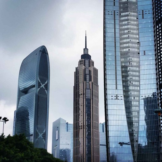 Design-photography. Shanghai buildings.